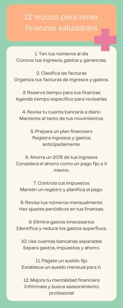 12 trucos para tener finanzas saludables